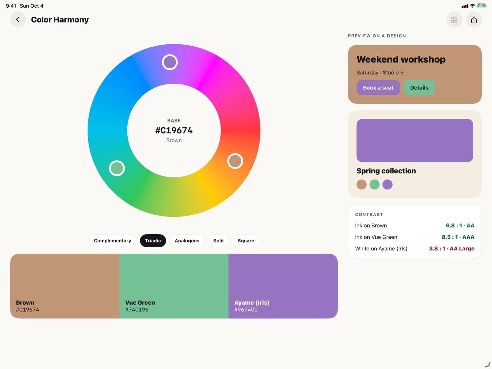 Color Harmony in Color Picker: Get harmonies that just work