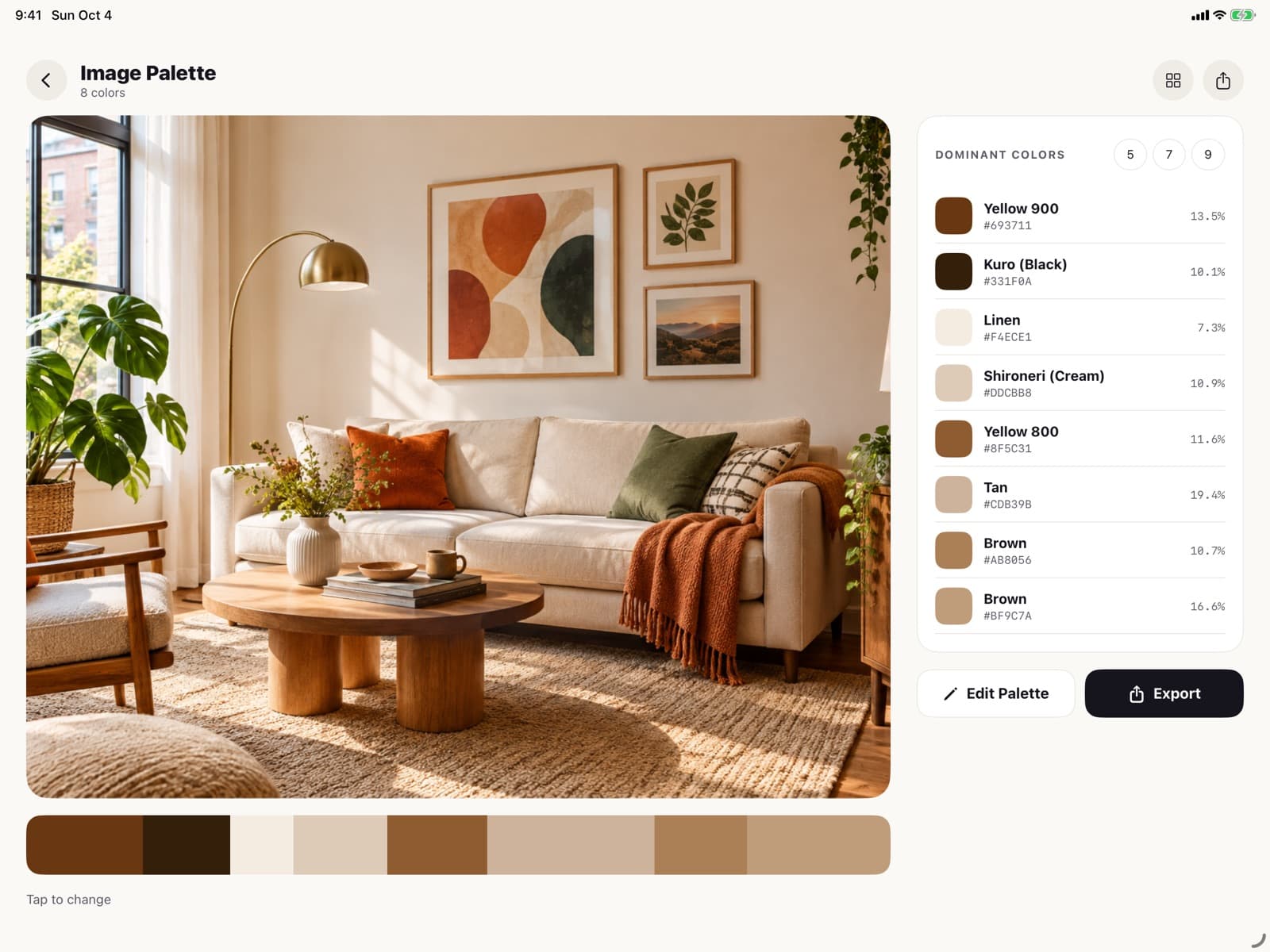 Photo Palette in Color Picker