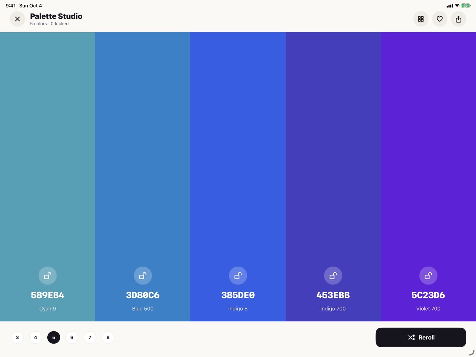 Palette Studio in Color Picker: Build palettes you'll use