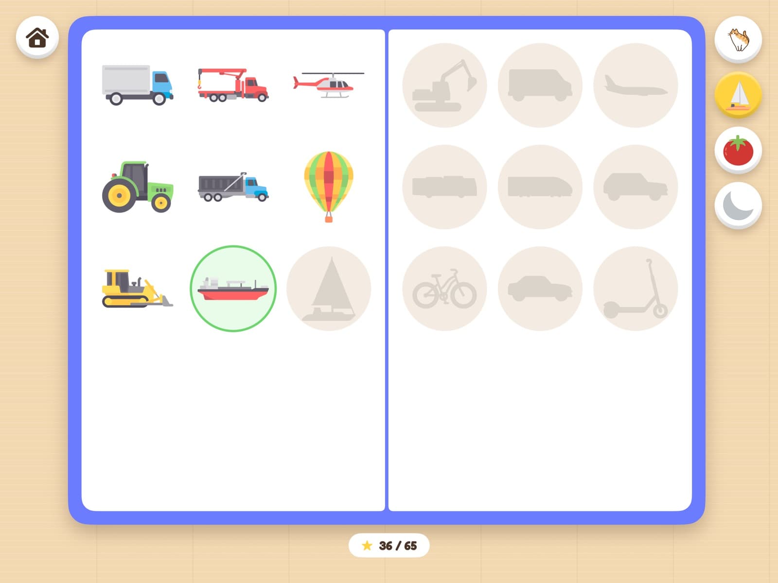 Sticker book in Drawing for Kids