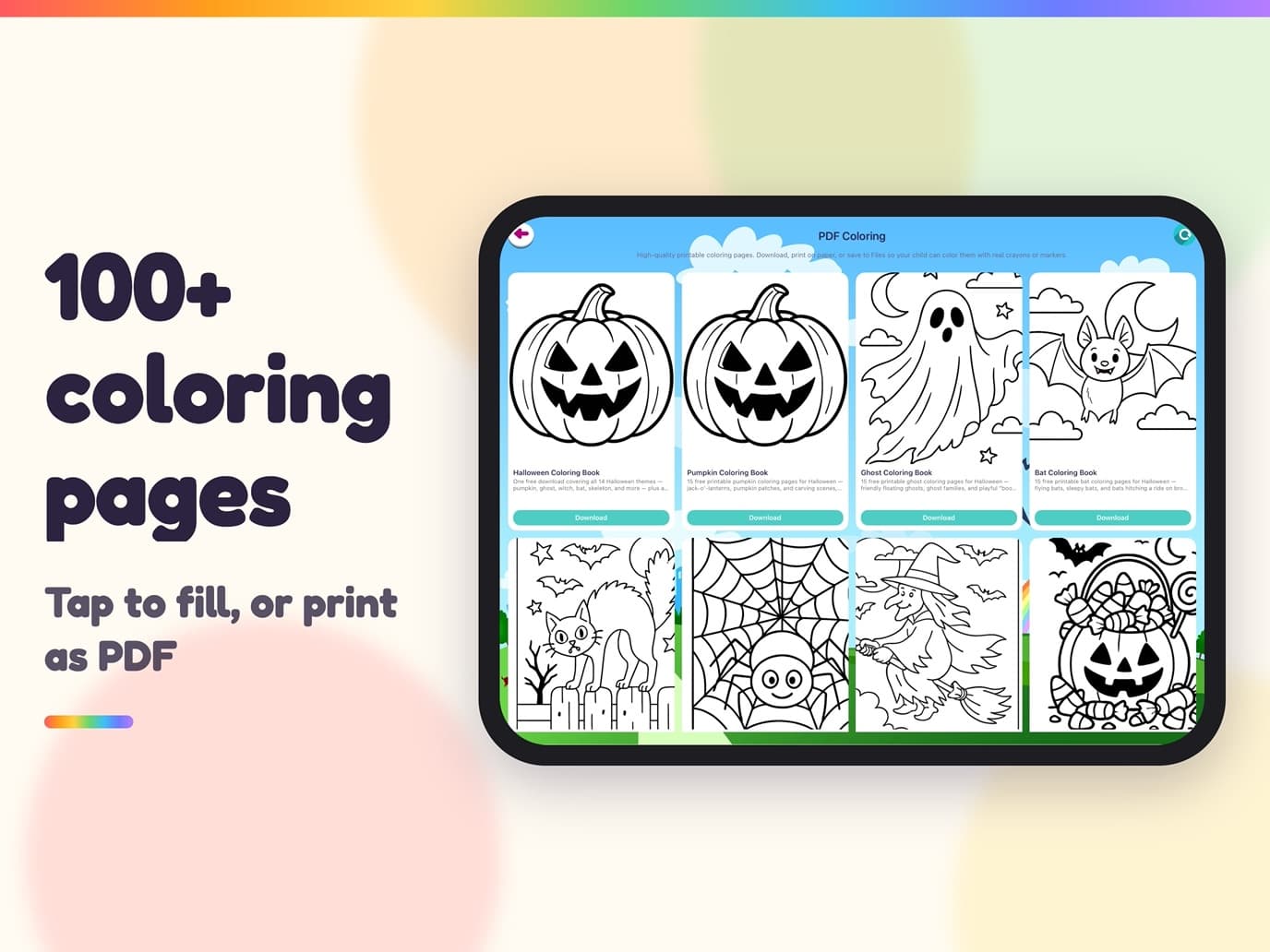 Coloring in Kids Drawing