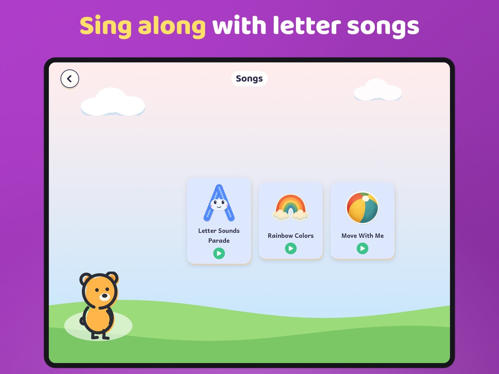 Songs in Moji Pals